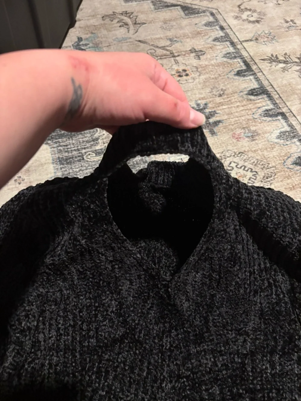 Women’s Black Sweater - Picture 2 of 4